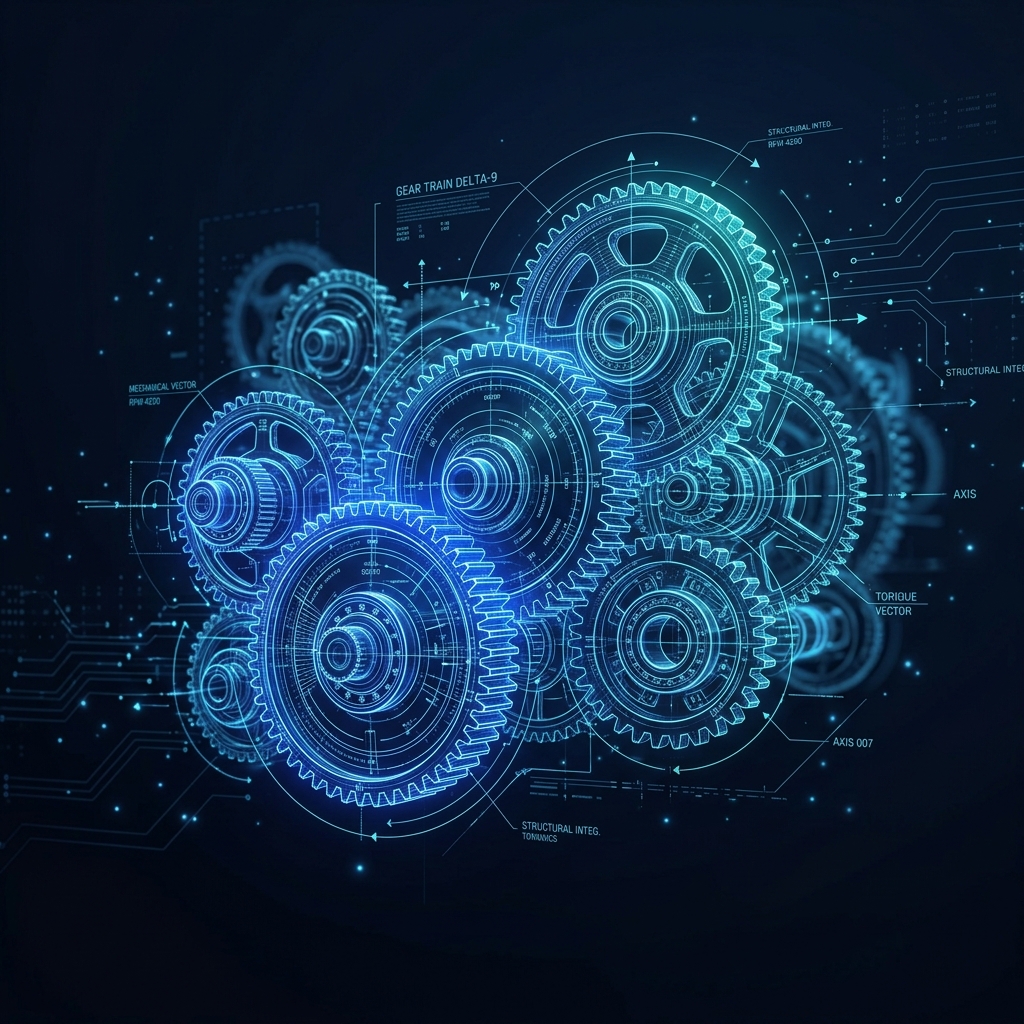 Engineering Blueprint Gears